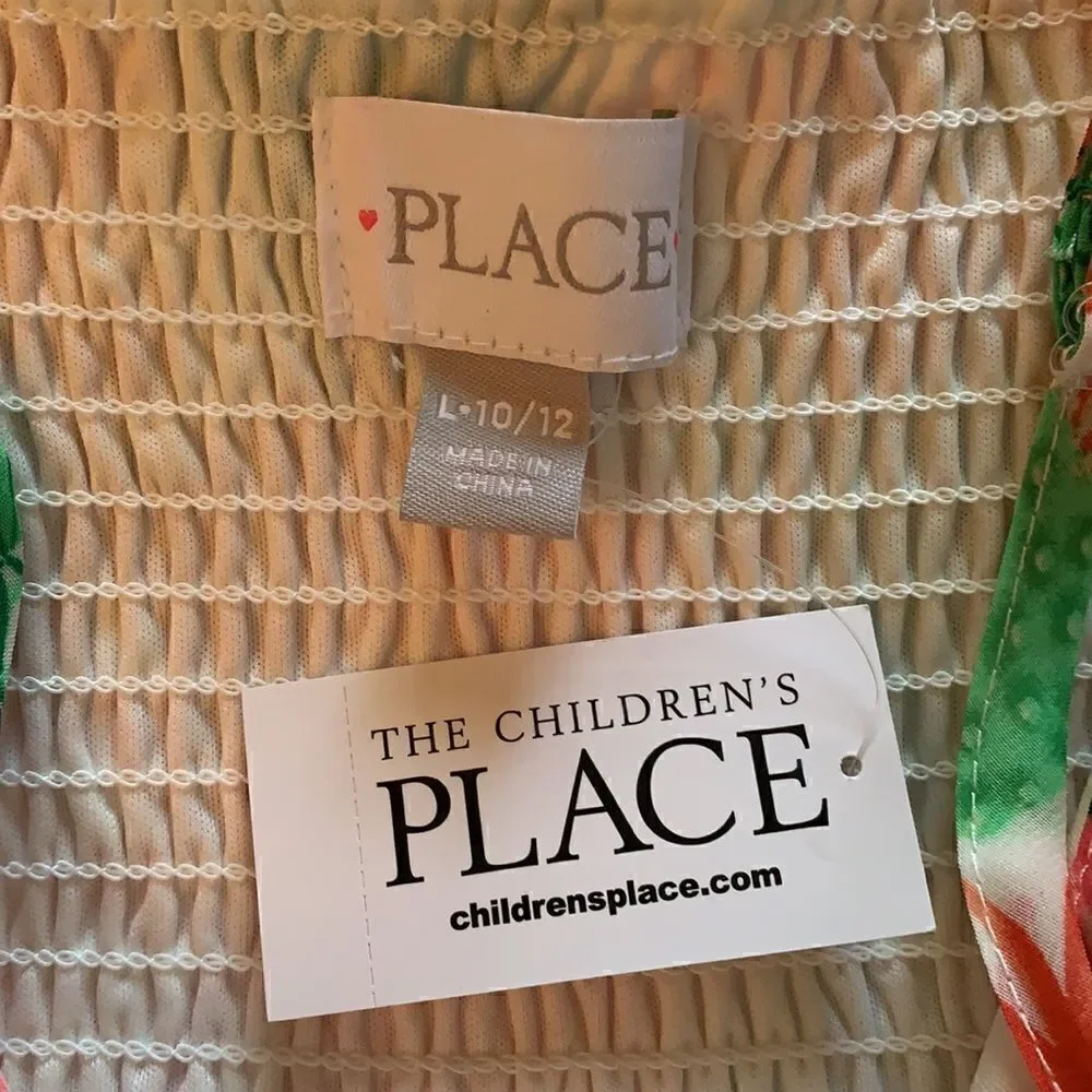 The Children’s Place Floral Ruffle Dress